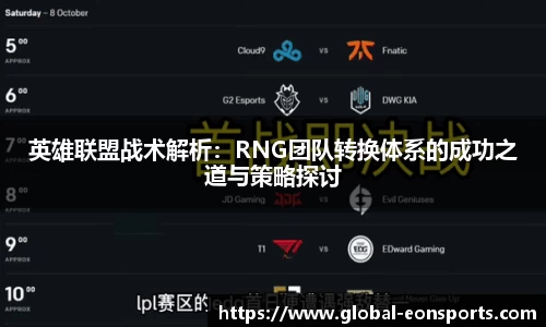 英雄联盟战术解析：RNG团队转换体系的成功之道与策略探讨